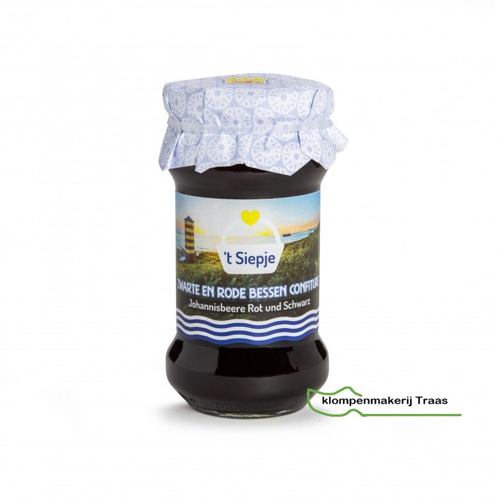 Zwarte en rode bessen jam Klompenmakerij Traas