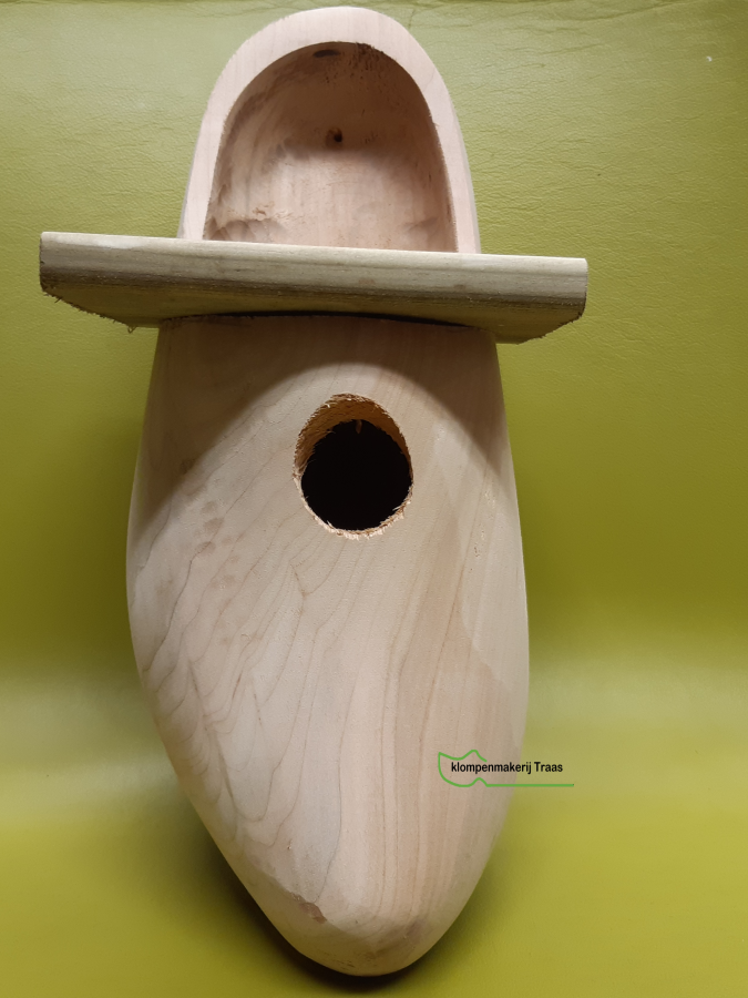 Commandant Walter Cunningham mooi Vogelhuisje van houten klomp - Klompenmakerij Traas