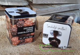 Blikje Zeeuwse knoop Chocolade