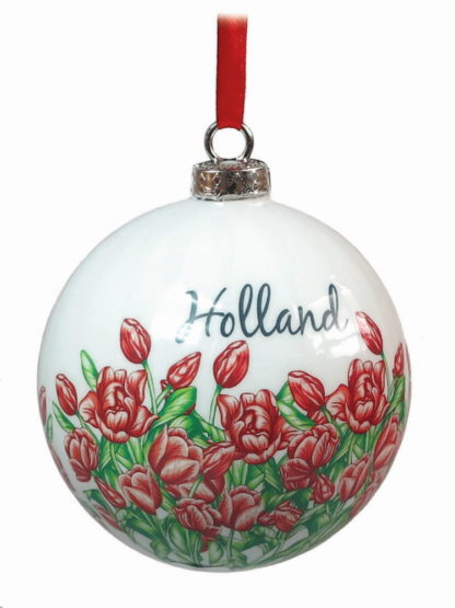 Kertsbal Holland rood tulp